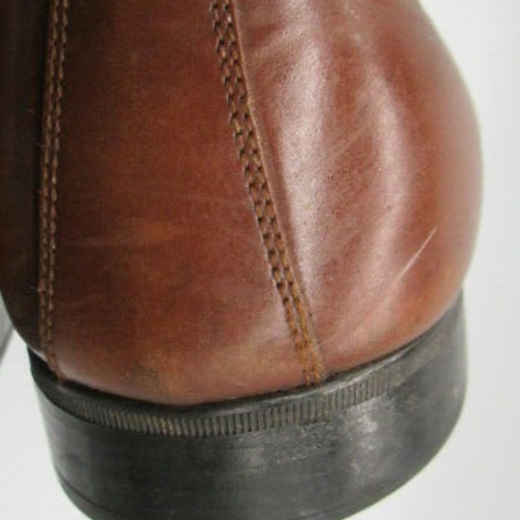 Salvatore Ferragamo Men\'s Brown Oxford Dress Shoe sz 10